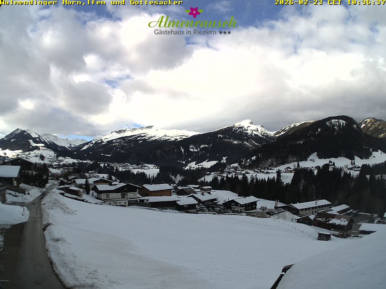 Archiv Foto Webcam Riezlern - Gästehaus Almenrausch