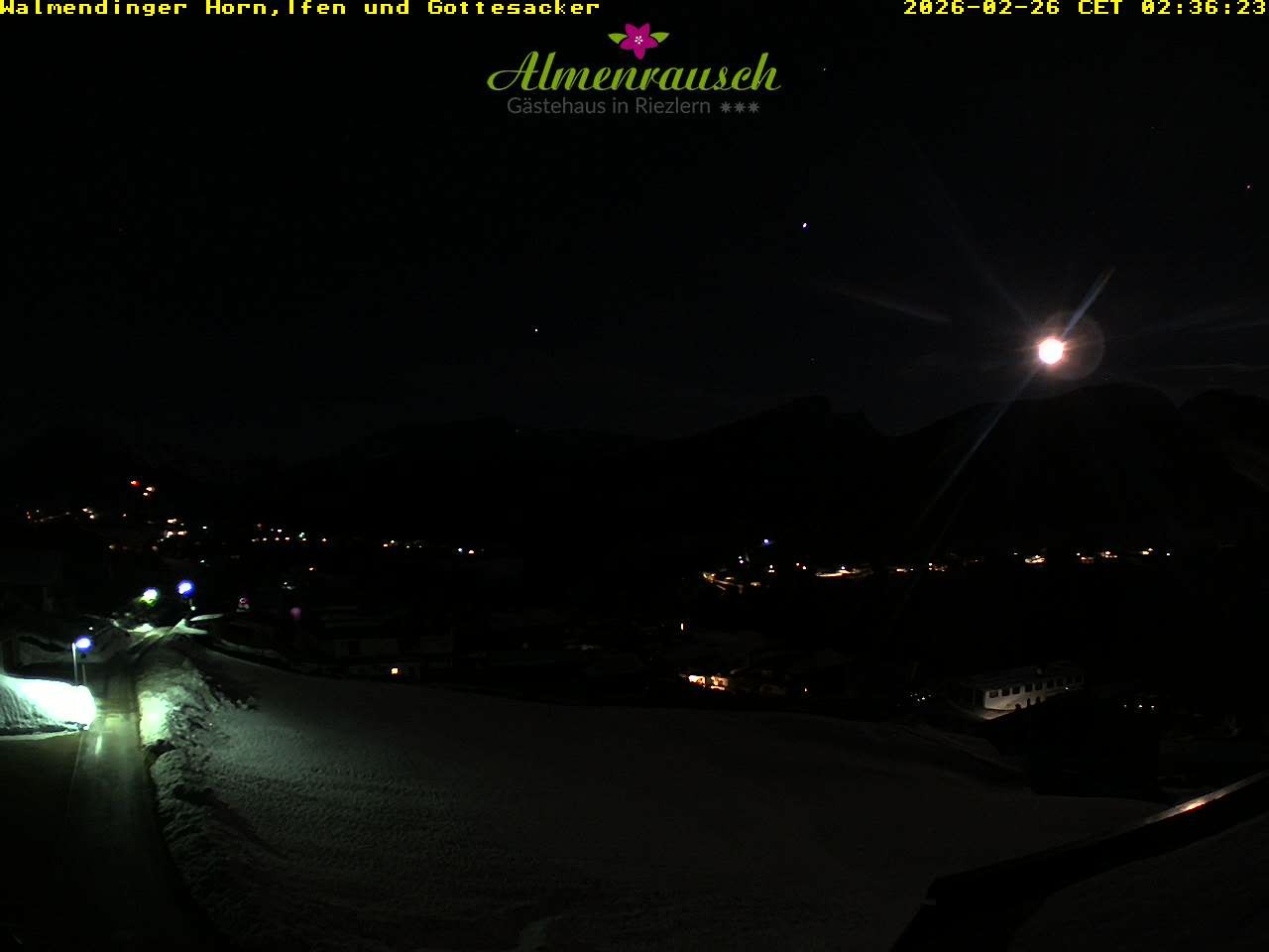 Archiv Foto Webcam Riezlern - Gästehaus Almenrausch