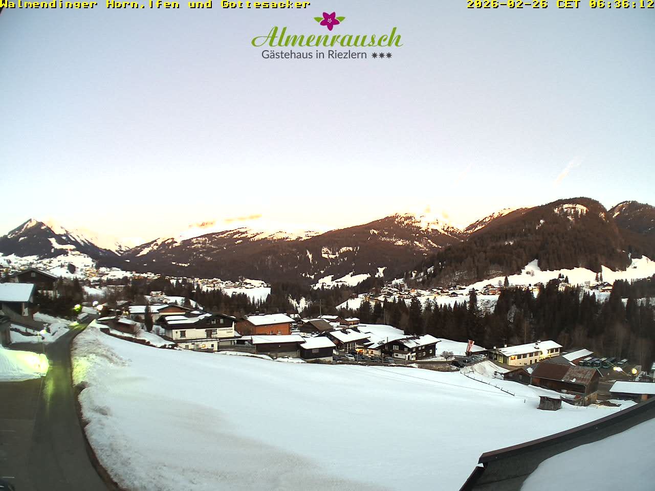 Archiv Foto Webcam Riezlern - Gästehaus Almenrausch