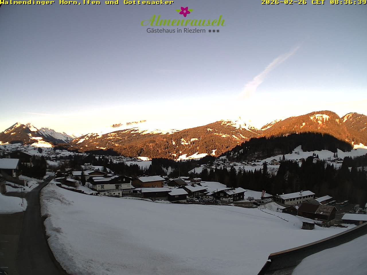 Archiv Foto Webcam Riezlern - Gästehaus Almenrausch