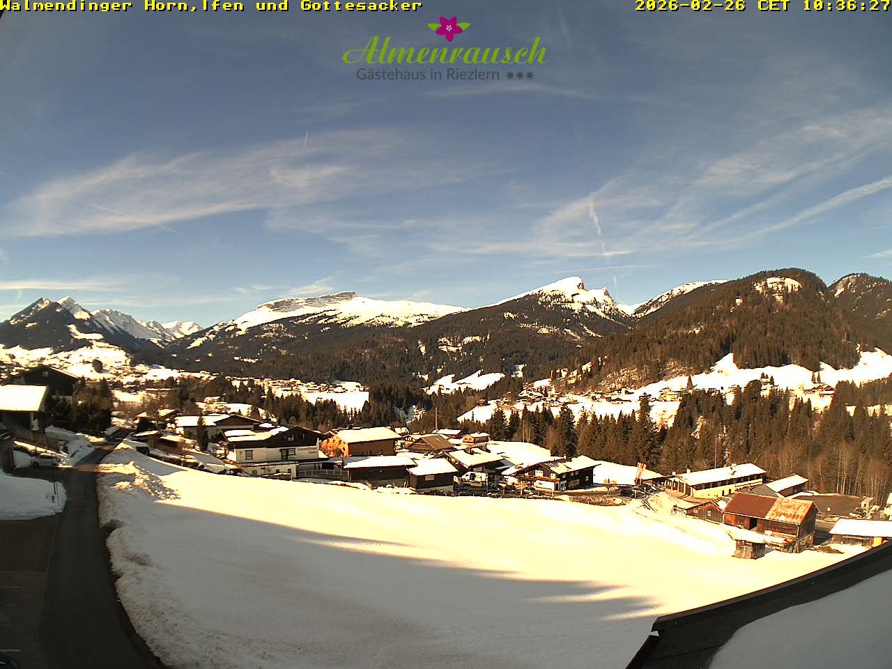 Archiv Foto Webcam Riezlern - Gästehaus Almenrausch