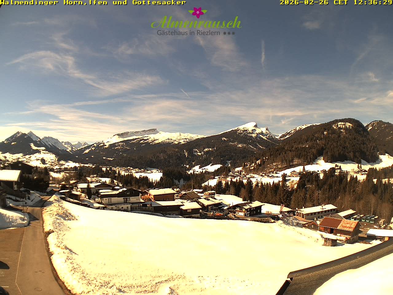 Archiv Foto Webcam Riezlern - Gästehaus Almenrausch