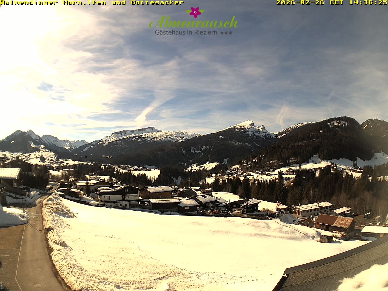 Archiv Foto Webcam Riezlern - Gästehaus Almenrausch