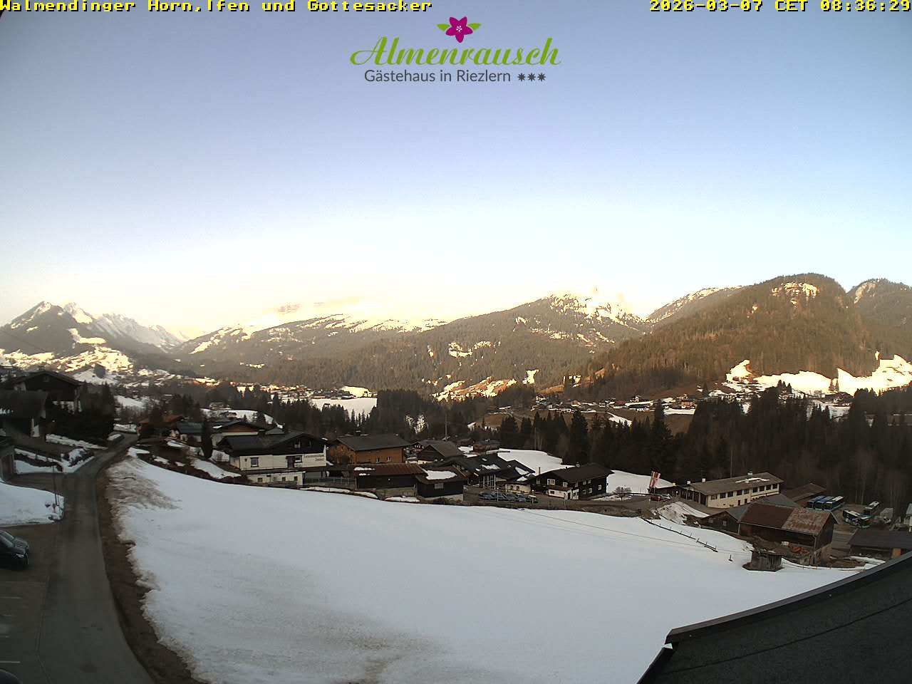 Archiv Foto Webcam Riezlern - Gästehaus Almenrausch