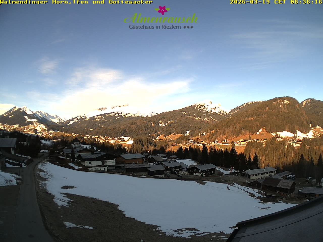 Archiv Foto Webcam Riezlern - Gästehaus Almenrausch