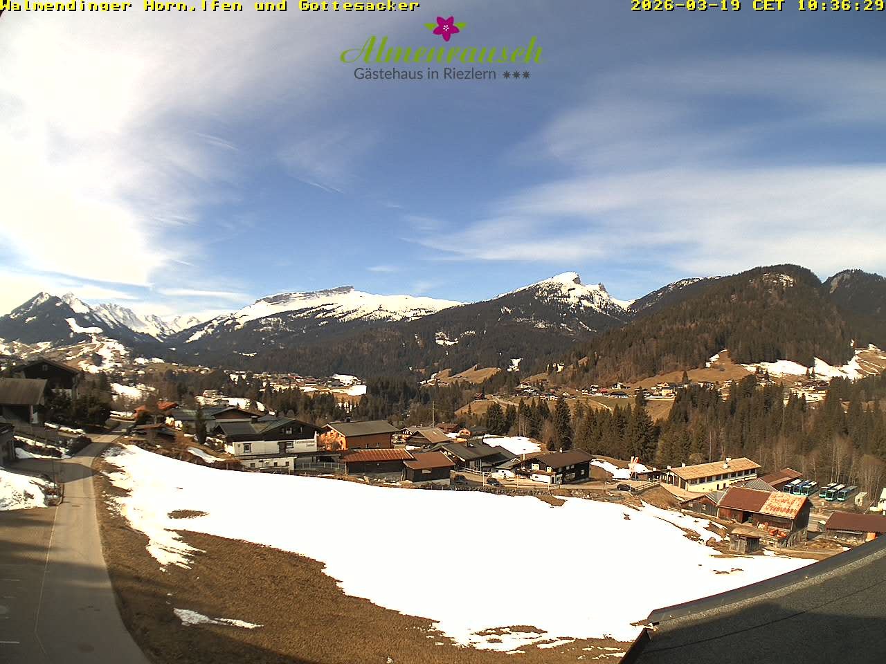 Archiv Foto Webcam Riezlern - Gästehaus Almenrausch