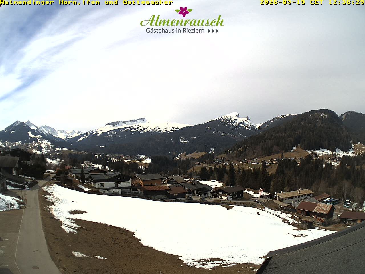 Archiv Foto Webcam Riezlern - Gästehaus Almenrausch
