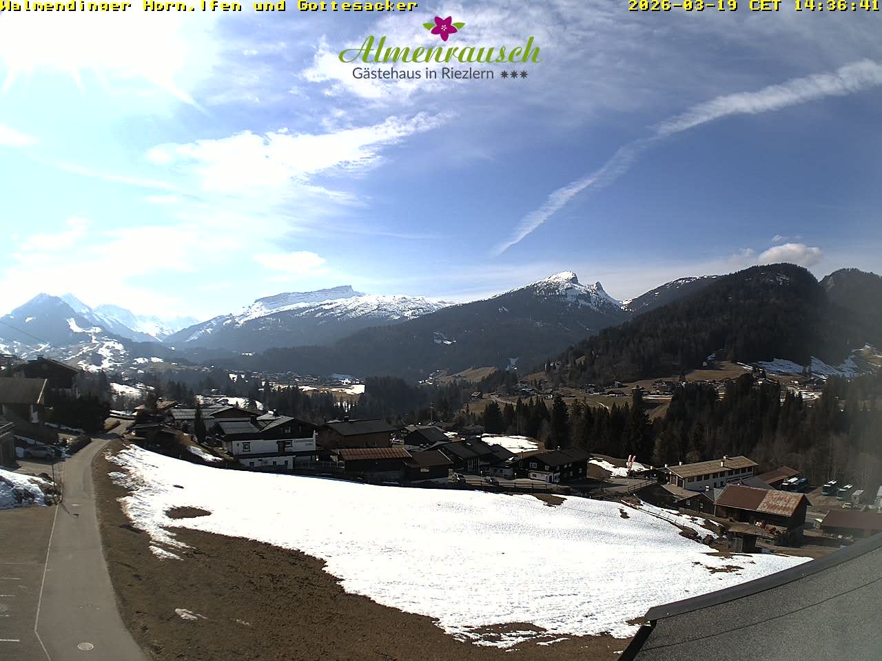 Archiv Foto Webcam Riezlern - Gästehaus Almenrausch