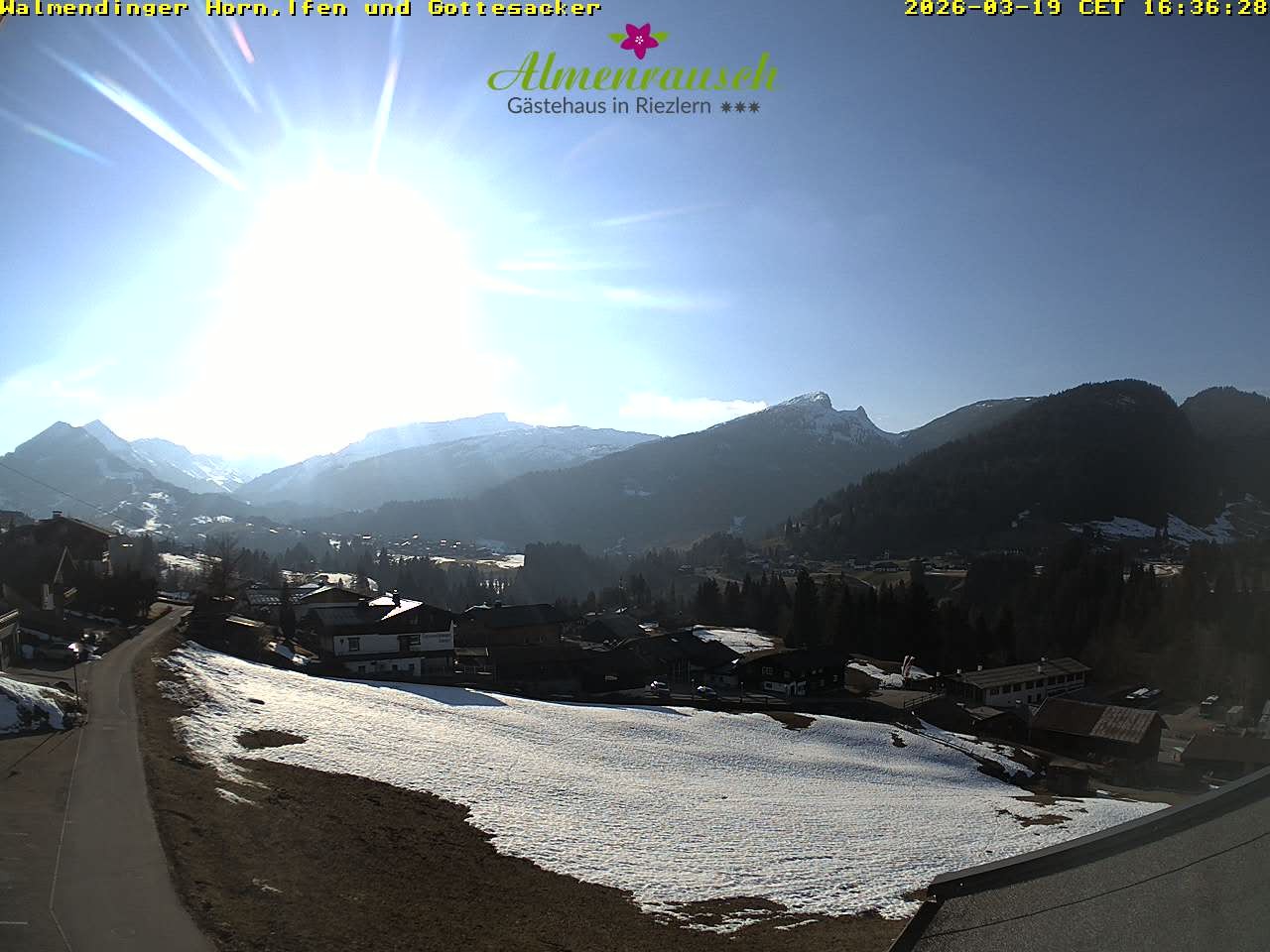 Archiv Foto Webcam Riezlern - Gästehaus Almenrausch