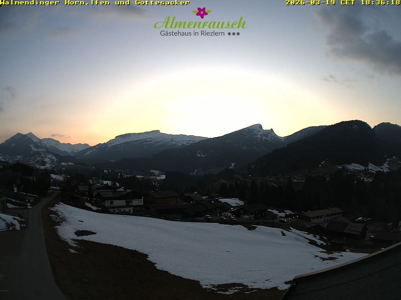 Archiv Foto Webcam Riezlern - Gästehaus Almenrausch