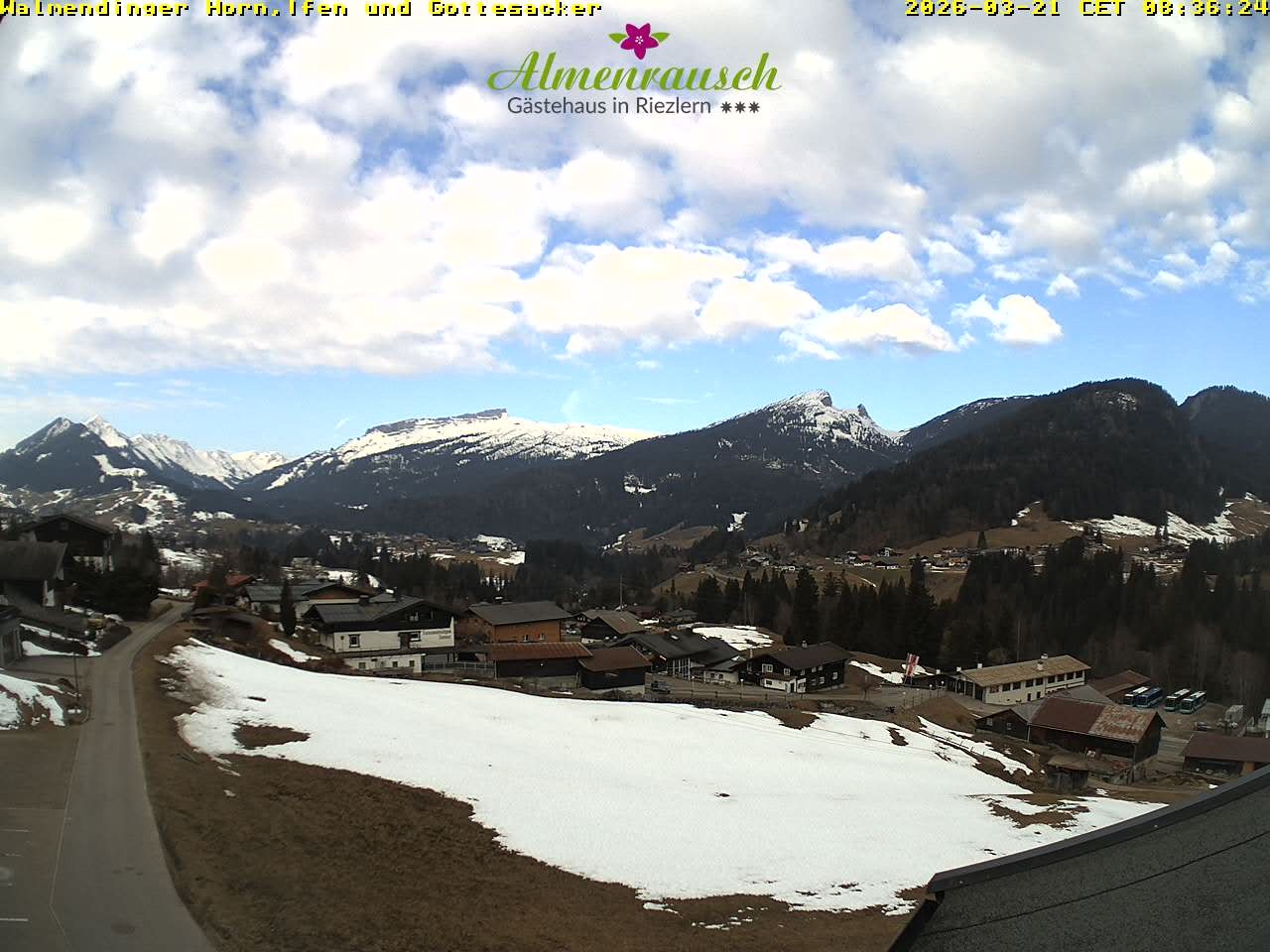 Archiv Foto Webcam Riezlern - Gästehaus Almenrausch