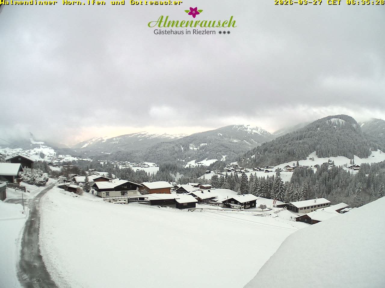 Archiv Foto Webcam Riezlern - Gästehaus Almenrausch