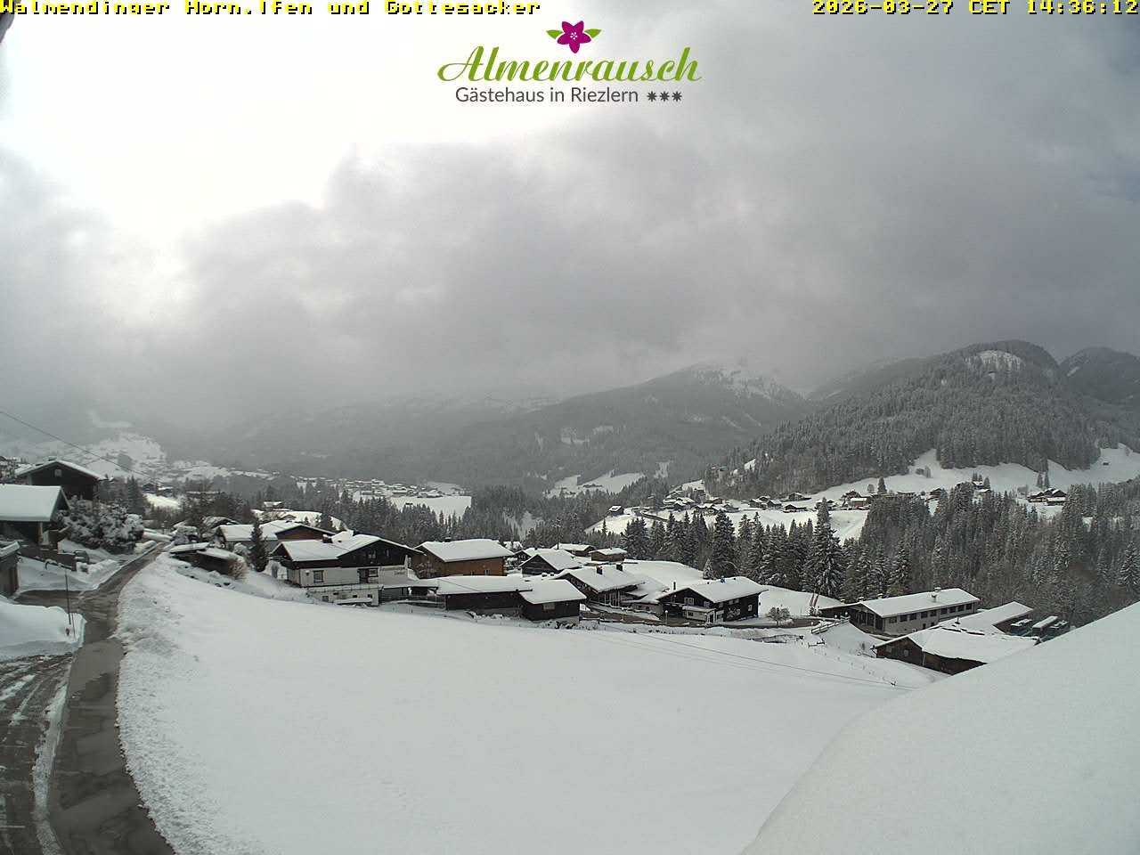 Archiv Foto Webcam Riezlern - Gästehaus Almenrausch