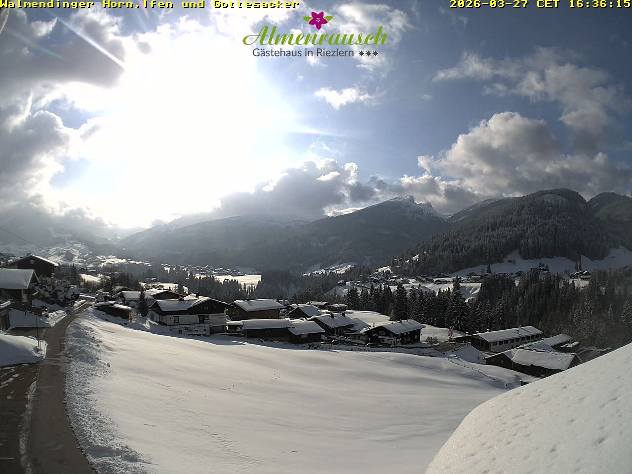 Archiv Foto Webcam Riezlern - Gästehaus Almenrausch