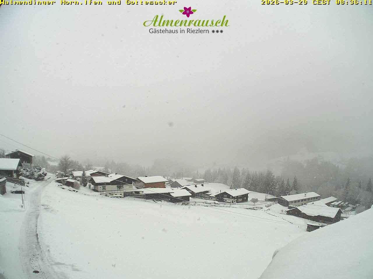 Archived image Webcam Guesthouse "Almenrausch"