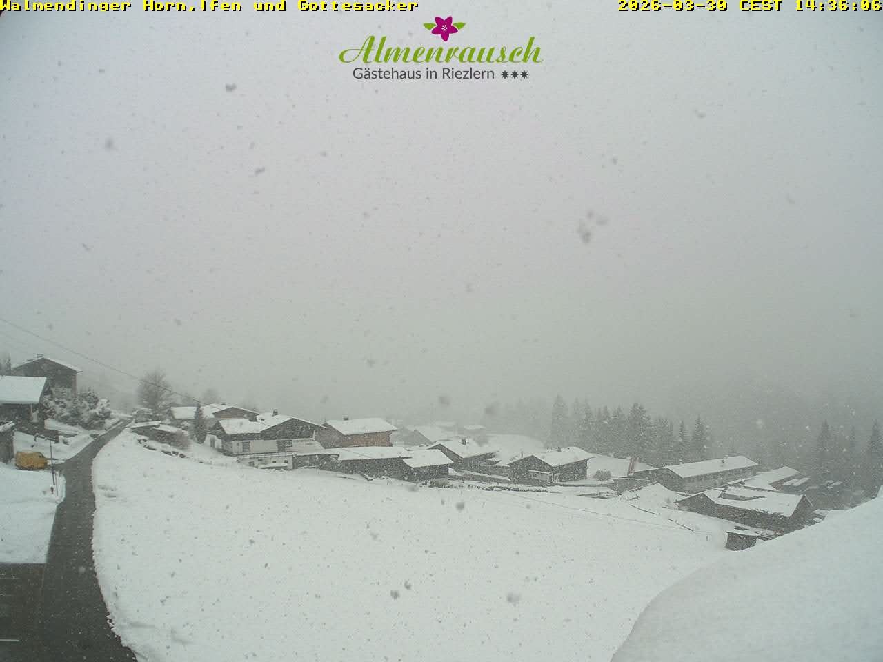 Archived image Webcam Guesthouse "Almenrausch"