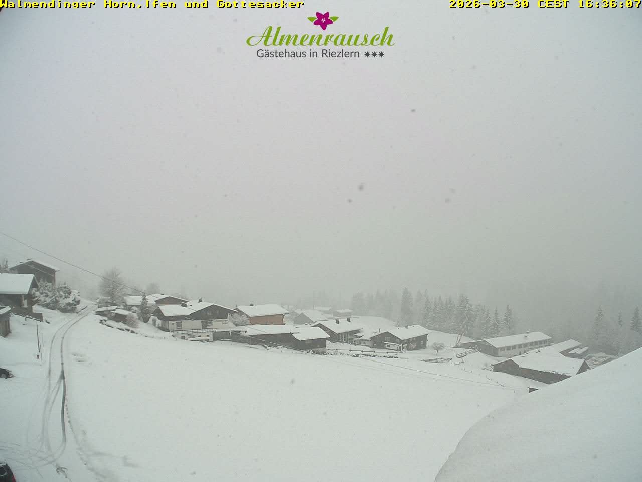 Archived image Webcam Guesthouse "Almenrausch"