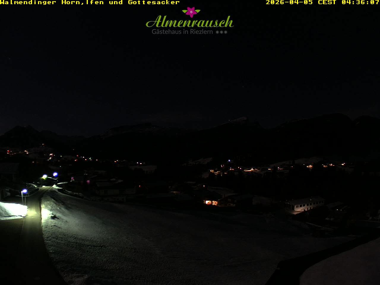 Archiv Foto Webcam Riezlern - Gästehaus Almenrausch