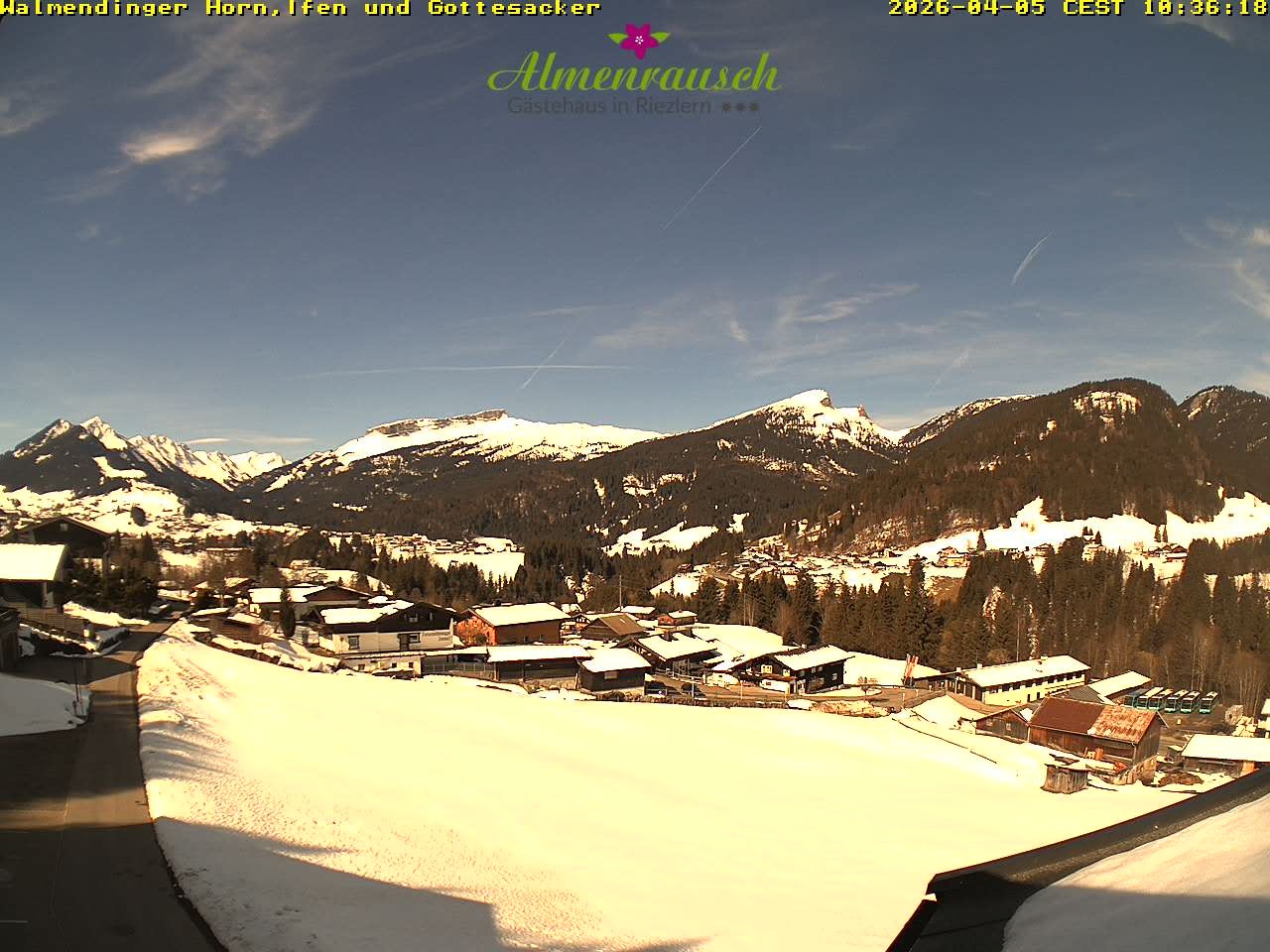 Archiv Foto Webcam Riezlern - Gästehaus Almenrausch