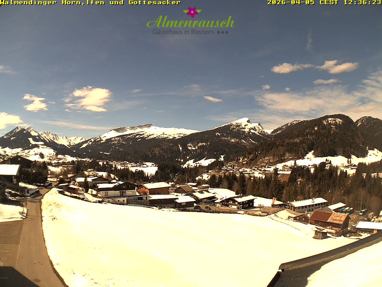 Archiv Foto Webcam Riezlern - Gästehaus Almenrausch