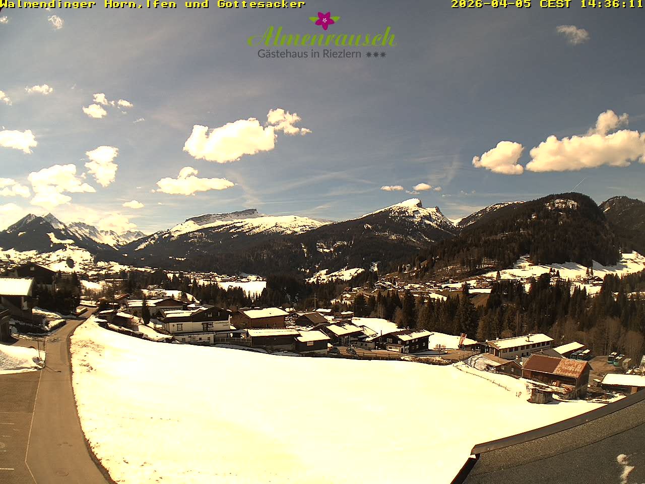 Archiv Foto Webcam Riezlern - Gästehaus Almenrausch