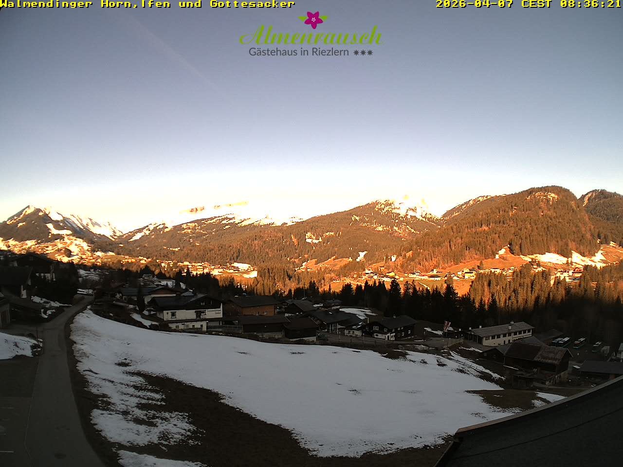 Archiv Foto Webcam Riezlern - Gästehaus Almenrausch