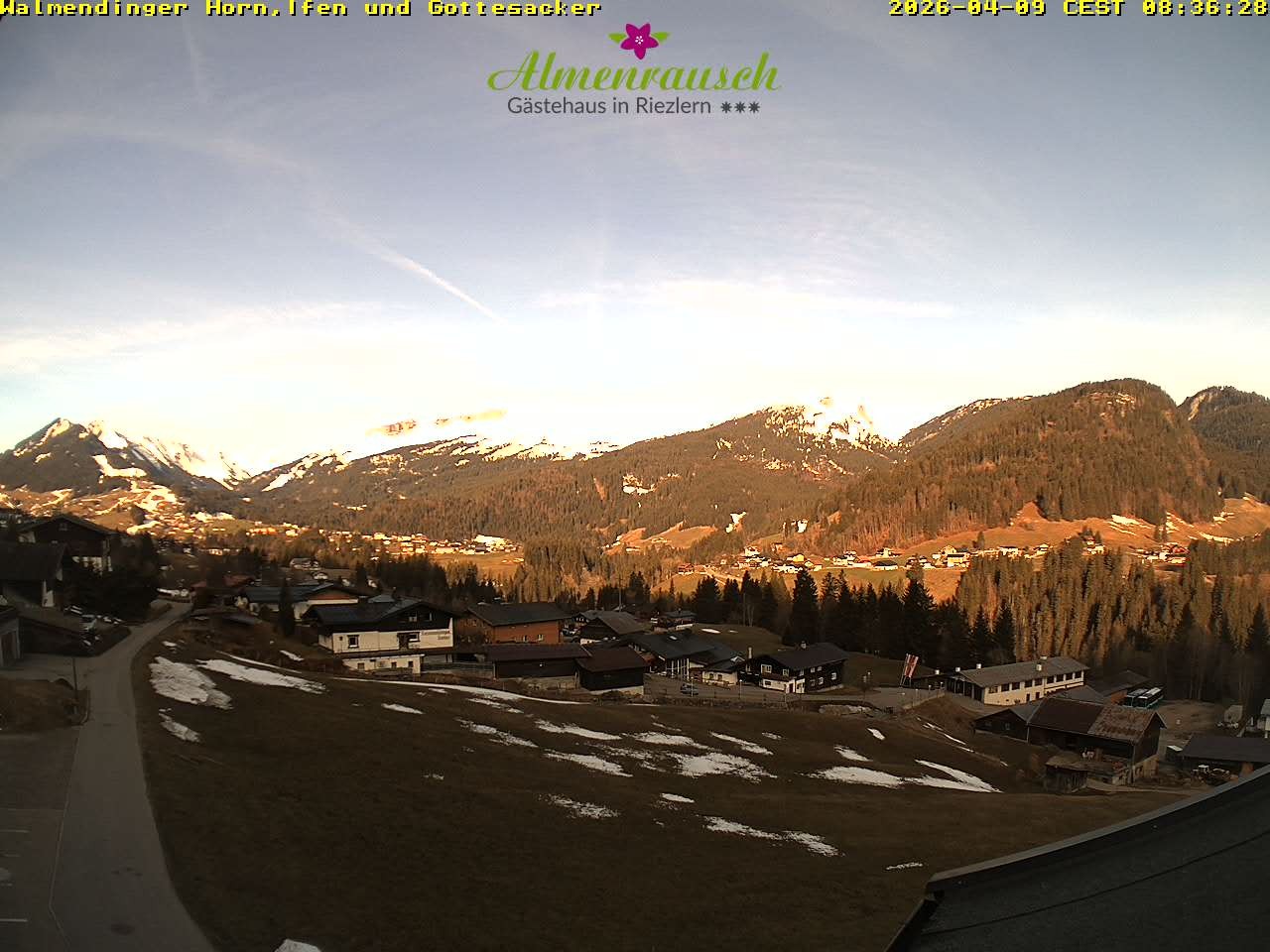 Archiv Foto Webcam Riezlern - Gästehaus Almenrausch