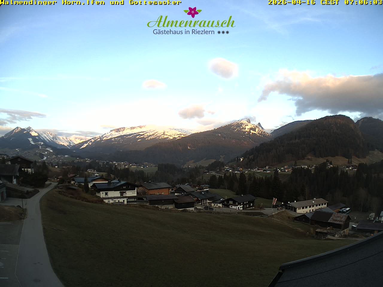 Archiv Foto Webcam Riezlern - Gästehaus Almenrausch