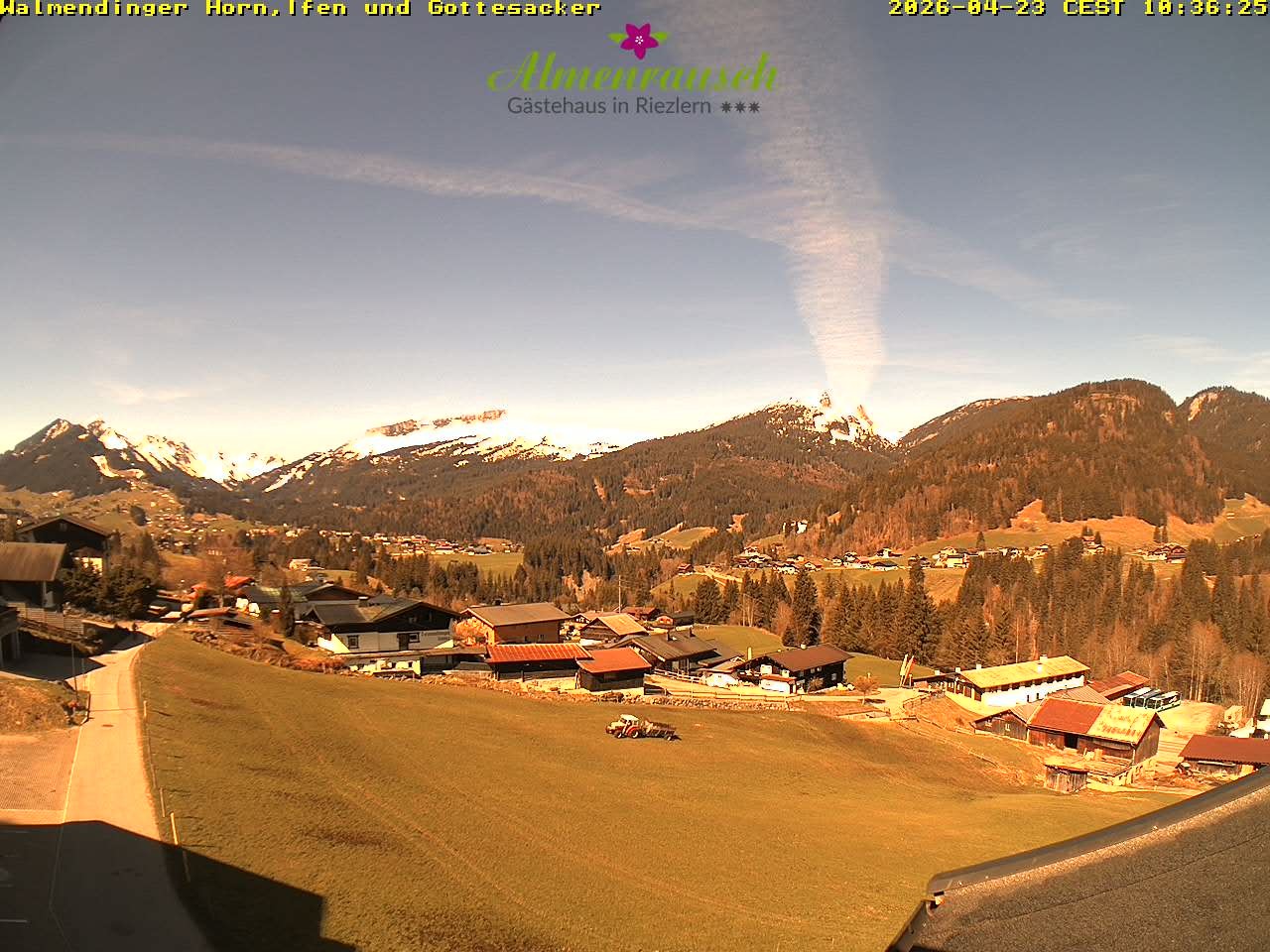 Archiv Foto Webcam Riezlern - Gästehaus Almenrausch