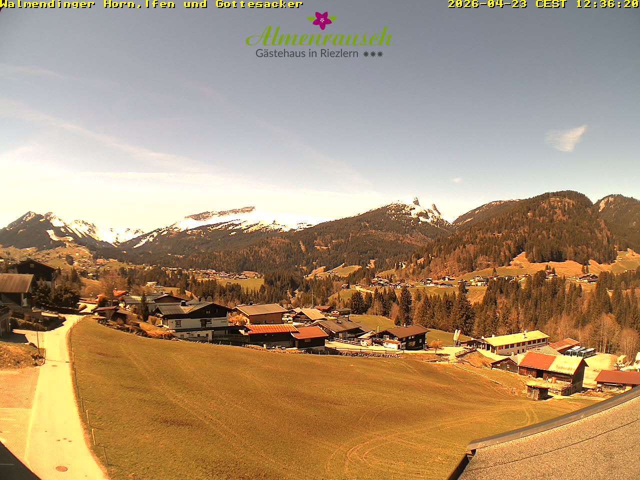 Archiv Foto Webcam Riezlern - Gästehaus Almenrausch