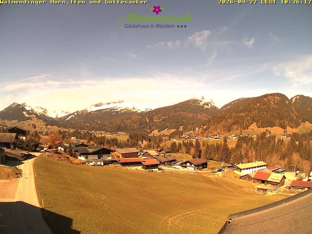 Archiv Foto Webcam Riezlern - Gästehaus Almenrausch