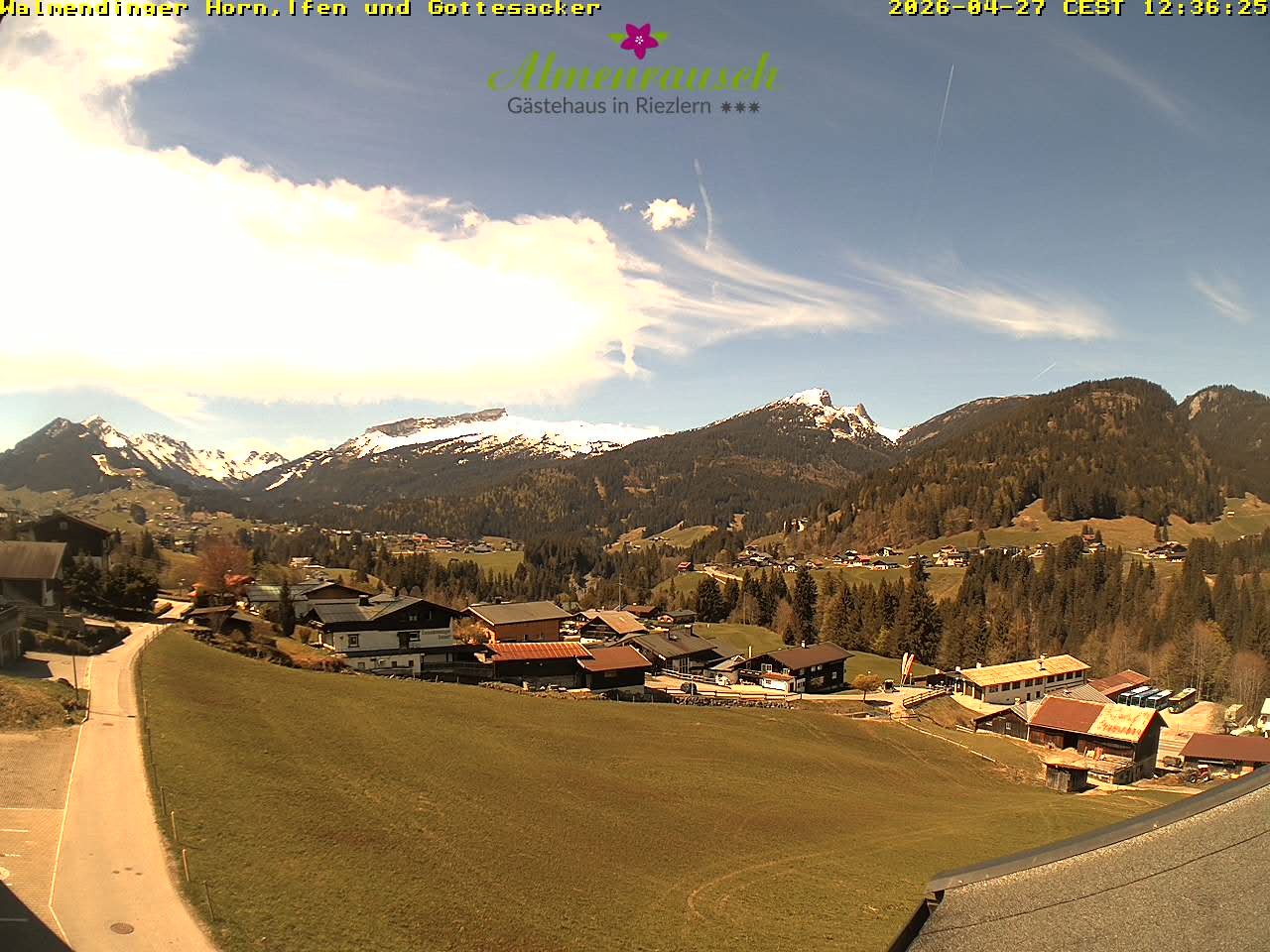 Archiv Foto Webcam Riezlern - Gästehaus Almenrausch