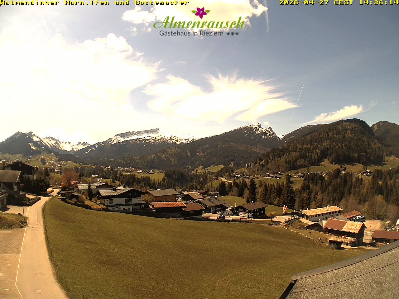 Archiv Foto Webcam Riezlern - Gästehaus Almenrausch