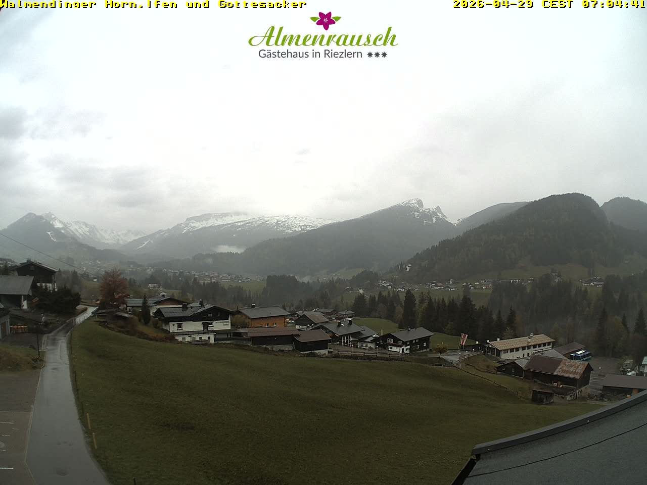 Archiv Foto Webcam Riezlern - Gästehaus Almenrausch