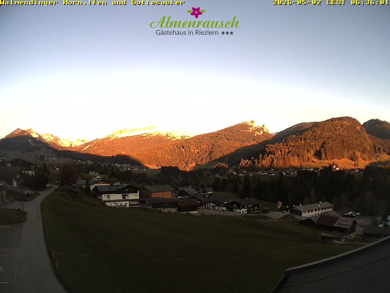 Archiv Foto Webcam Riezlern - Gästehaus Almenrausch
