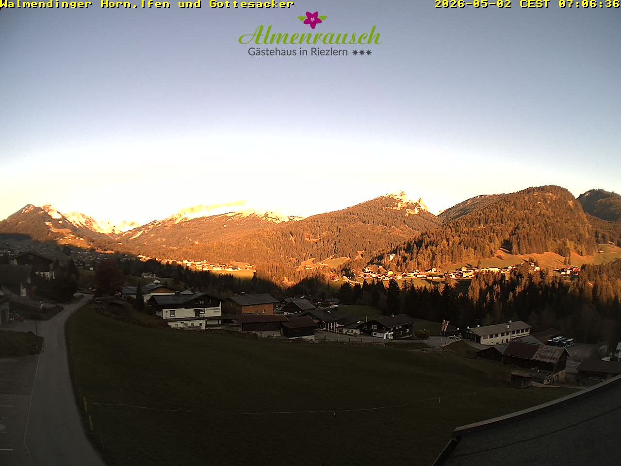 Archiv Foto Webcam Riezlern - Gästehaus Almenrausch