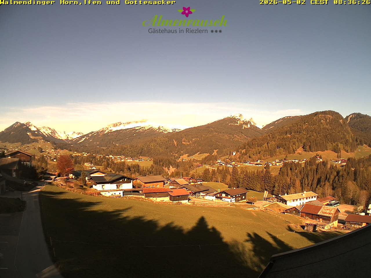 Archiv Foto Webcam Riezlern - Gästehaus Almenrausch