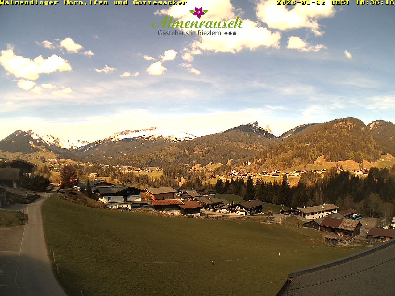 Archiv Foto Webcam Riezlern - Gästehaus Almenrausch