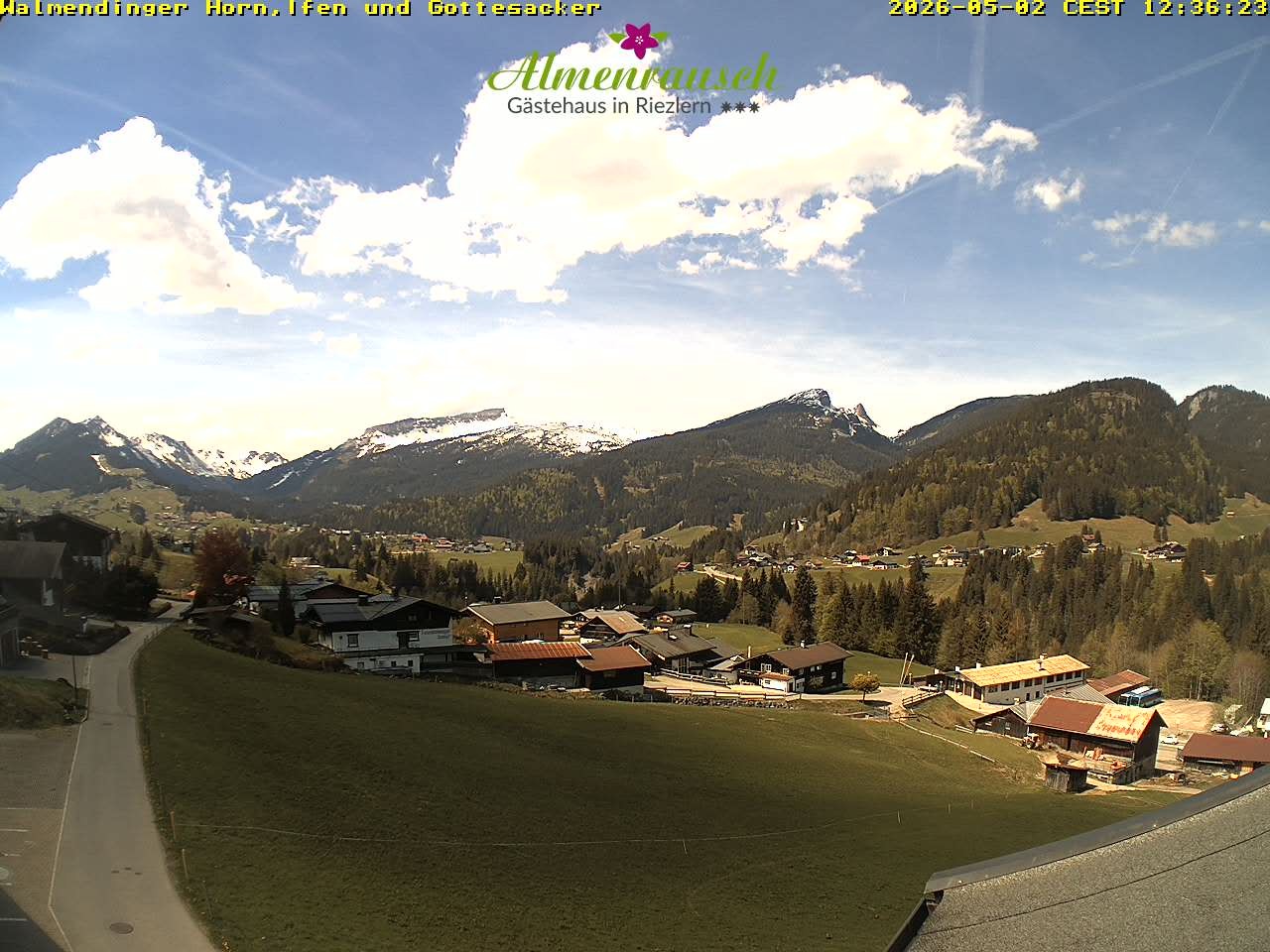 Archiv Foto Webcam Riezlern - Gästehaus Almenrausch