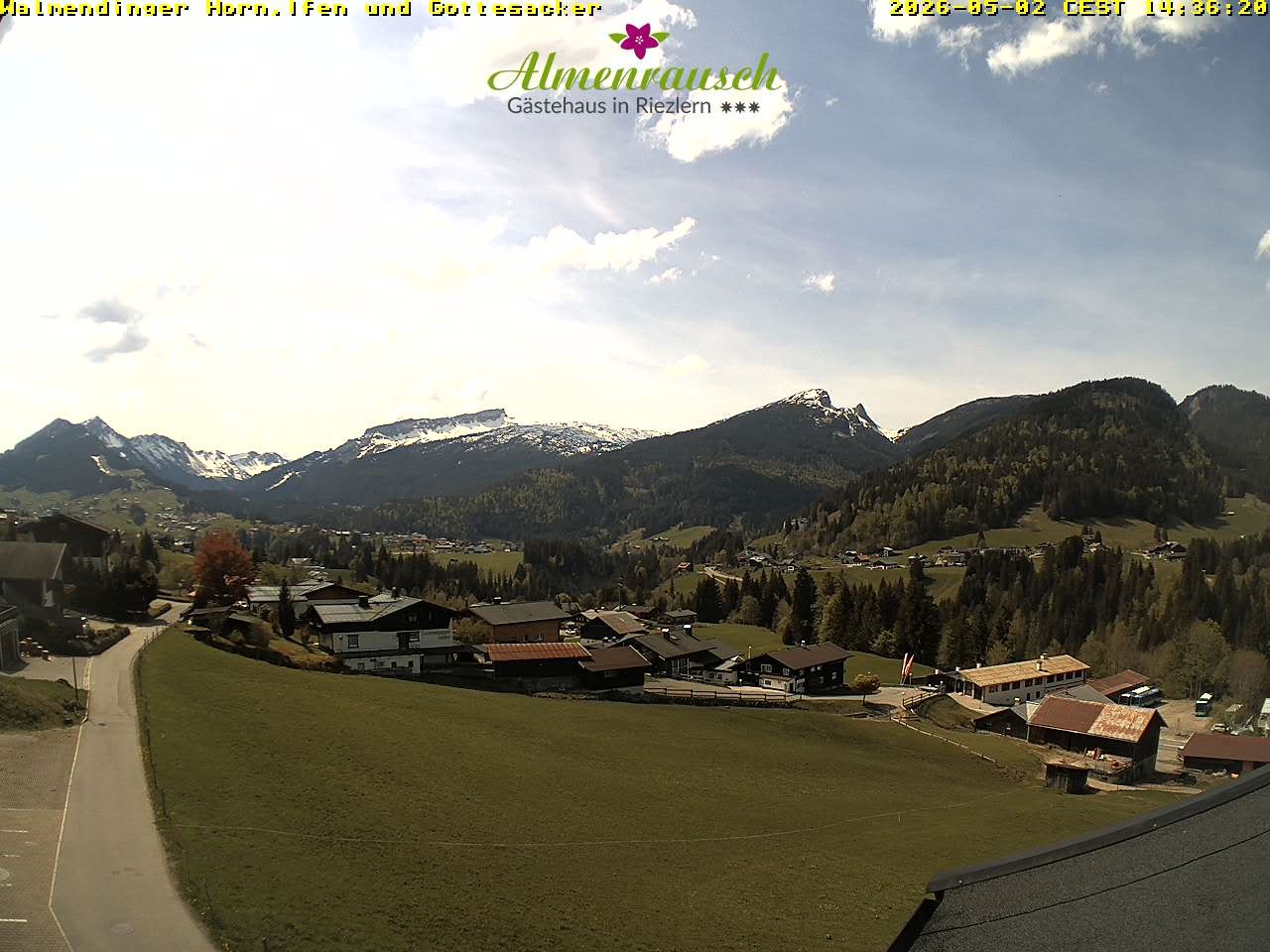 Archiv Foto Webcam Riezlern - Gästehaus Almenrausch