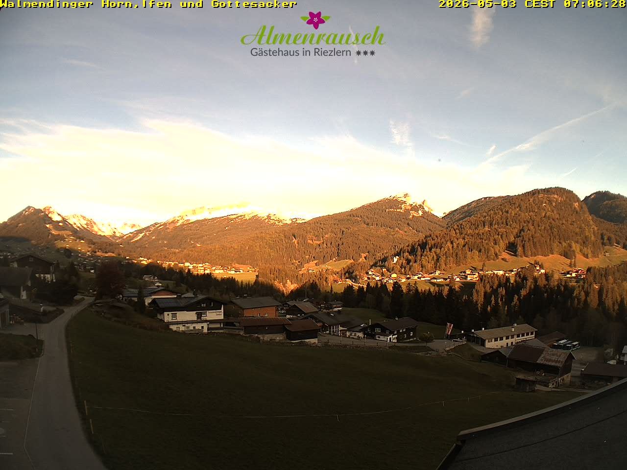 Archiv Foto Webcam Riezlern - Gästehaus Almenrausch