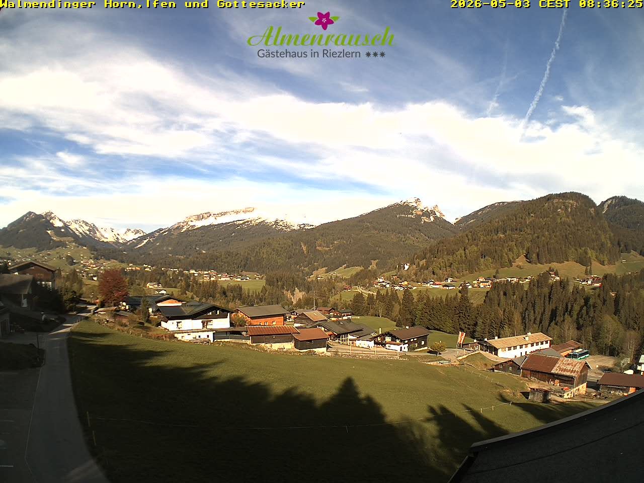 Archiv Foto Webcam Riezlern - Gästehaus Almenrausch
