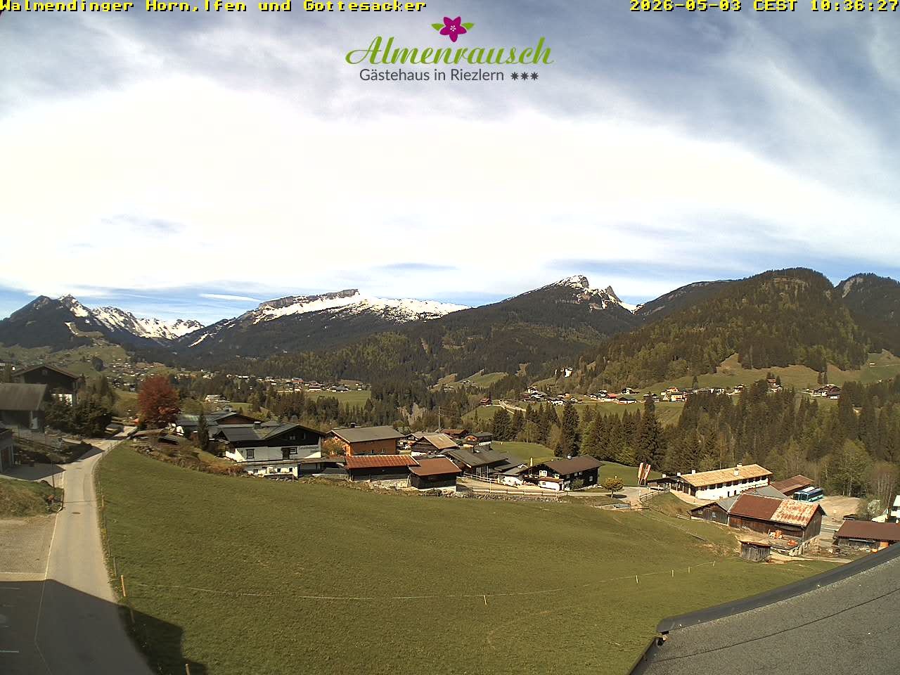 Archiv Foto Webcam Riezlern - Gästehaus Almenrausch