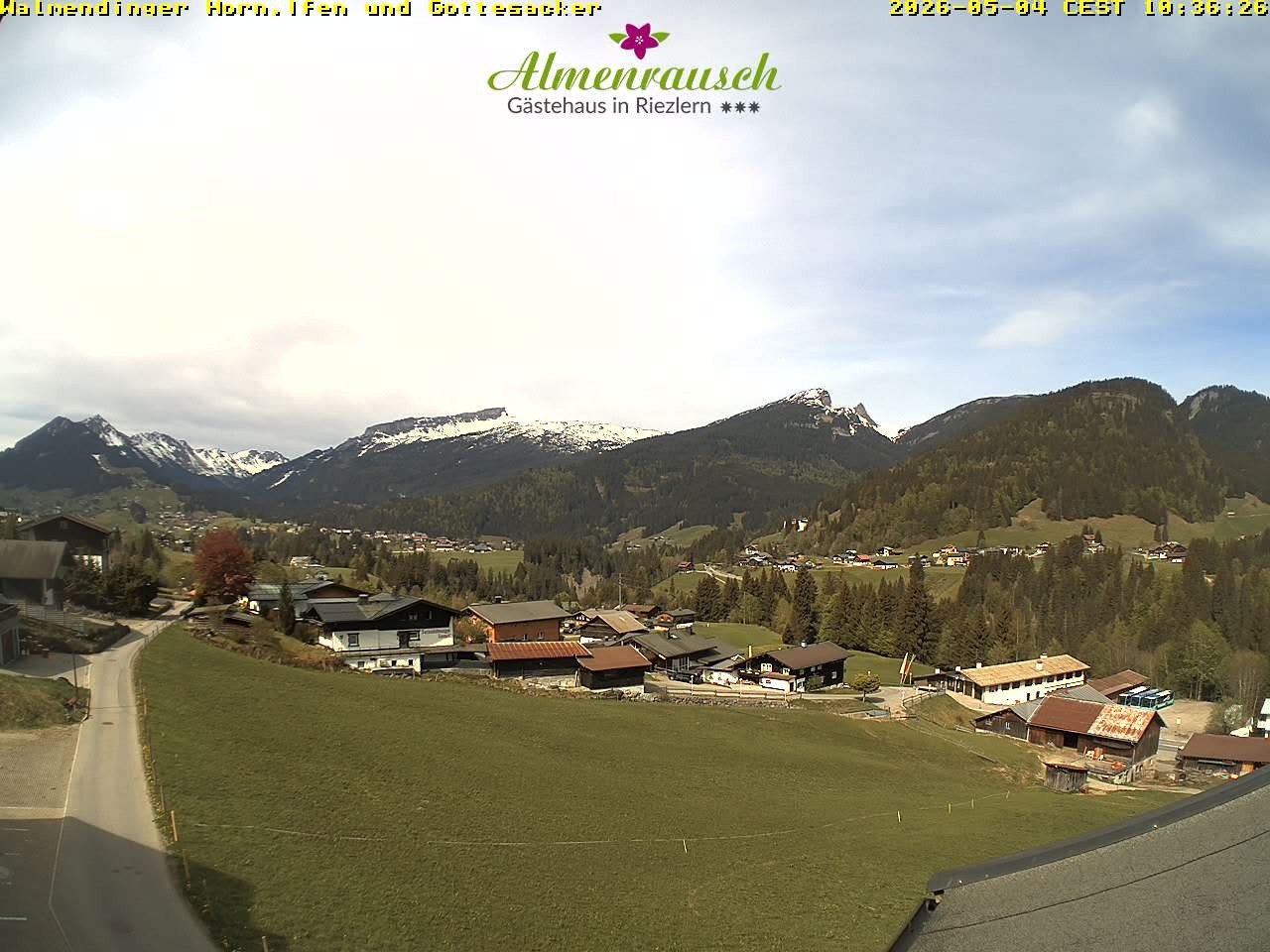 Archiv Foto Webcam Riezlern - Gästehaus Almenrausch