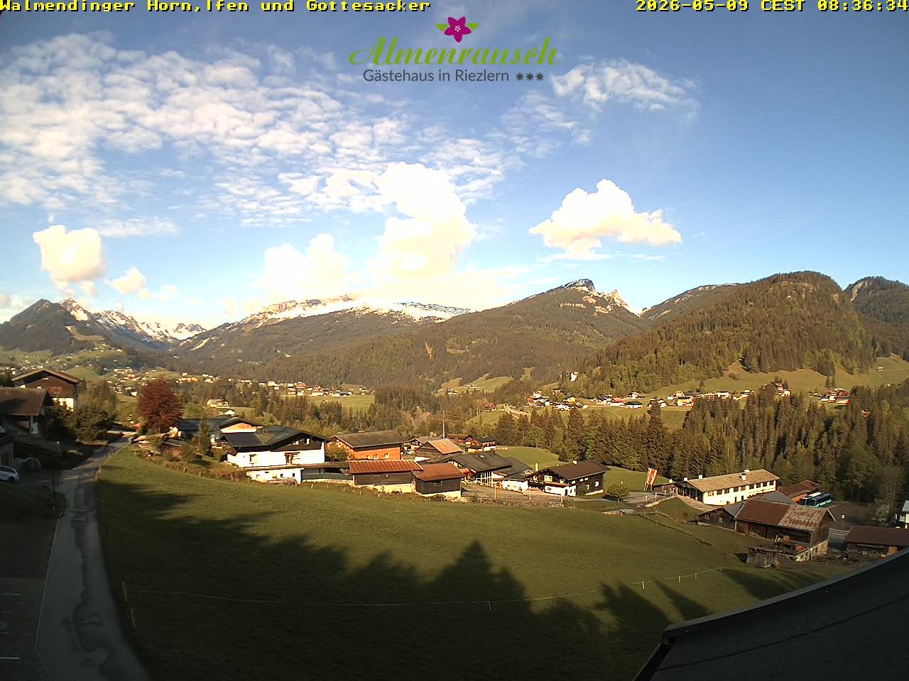 Archiv Foto Webcam Riezlern - Gästehaus Almenrausch