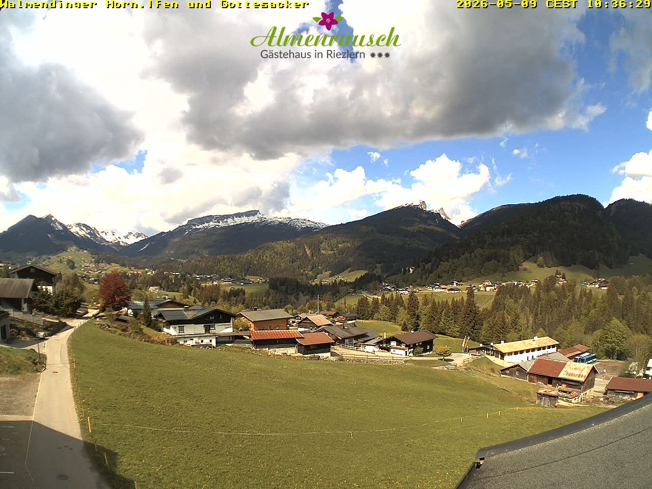 Archiv Foto Webcam Riezlern - Gästehaus Almenrausch