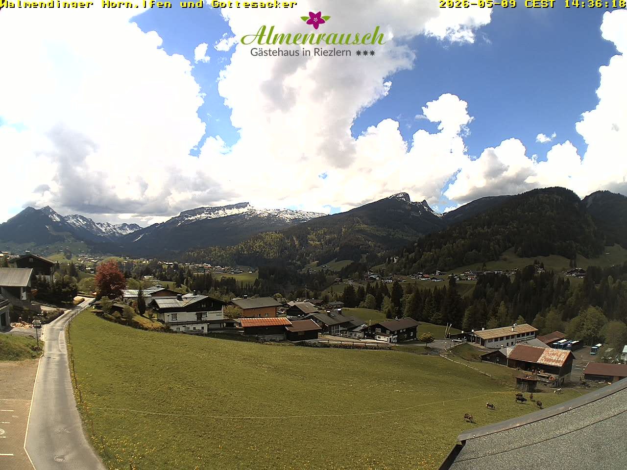 Archiv Foto Webcam Riezlern - Gästehaus Almenrausch