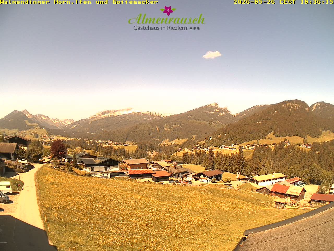 Archiv Foto Webcam Riezlern - Gästehaus Almenrausch