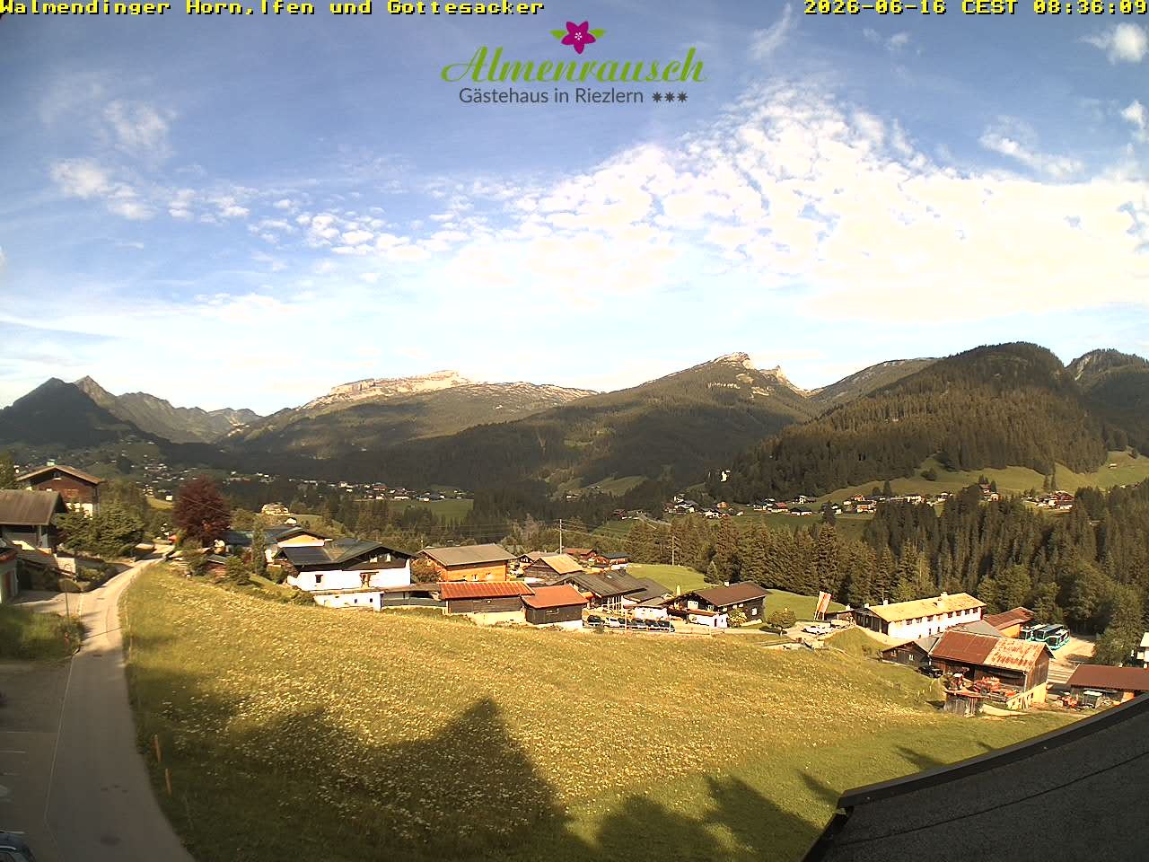 Archiv Foto Webcam Riezlern - Gästehaus Almenrausch