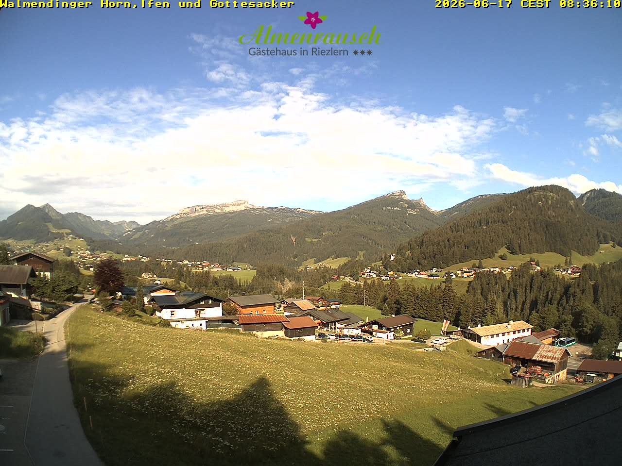 Archiv Foto Webcam Riezlern - Gästehaus Almenrausch
